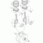 BOLT (XVS95CHCB/XVS95CHB) Коленчатый вал и Поршень