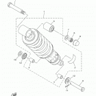 TW200  (TW200M1C/TW200M1) Задняя подвеска