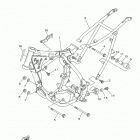 YZ85  (YZ85M) Рама