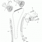 WR250FK Цепь механизма газораспределения