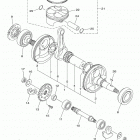 WR250FK Коленчатый вал и Поршень