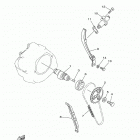 TW200  (TW200M1C/TW200M1) Цепь механизма газораспределения