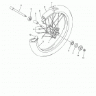 WR250FK Переднее колесо