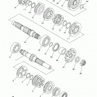 WR250R  (WR25RKC/WR25RK) Трансмиссия