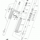 TTR230  (TTR230M) Передняя вилка