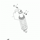 TTR230  (TTR230M) Задняя подвеска