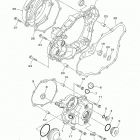 WR250FK Крышка картера двигателя