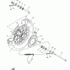 YZ85 (YZ85K) Переднее колесо