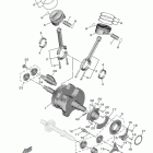 STAR ELUDER (XV19BJS) Коленчатый вал и Поршень