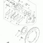 XSR700  (XSR700MW/XSR700MCW) Задний суппорт