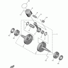 YZ65  (YZ65M) Коленчатый вал и Поршень