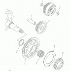WR25R  (WR25RJC/WR25RJ) Муфта стартера