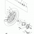 TTR50E  (TTR50EJ) Переднее колесо