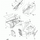 YZ125 (YZ125J2) Боковые обтекатели