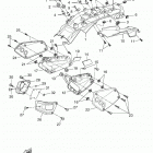 XSR700  (XSR700MW/XSR700MCW) Боковые обтекатели