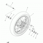 XSR700  (XSR700MW/XSR700MCW) Переднее колесо
