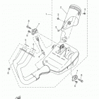 XSR700  (XSR700MW/XSR700MCW) Выхлопная система