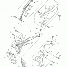 WR250F  (WR250FJ) Боковые обтекатели