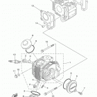 TTR50E  (TTR50EJ) Головка цилиндров