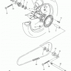 WR25R  (WR25RJC/WR25RJ) Переднее колесо