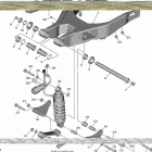 STAR ELUDER (XV19BJS) Задний рычаг подвески