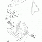 YZ250  (YZ250J2) Подножки