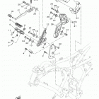 XSR700  (XSR700MW/XSR700MCW) Подножки