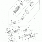 WR450F (WR450FJ) Выхлопная система
