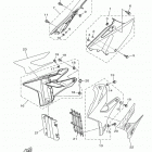 YZ250  (YZ250J2) Боковые обтекатели