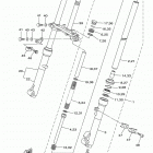 TTR110E  (TTR110EJ) Передняя вилка