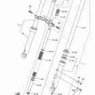 TTR50E  (TTR50EJ) Передняя вилка