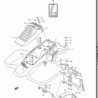 LT300E Quad Runner Front fender (model h)