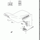 LT300E Quad Runner Сидение
