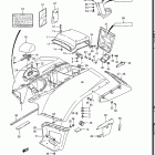 LT300E Quad Runner Заднее крыло