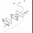 LT300E Quad Runner Задний фонарь