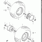 LT300E Quad Runner Переднее колесо