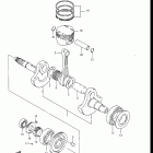 LT300E Quad Runner Коленвал