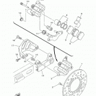 YZ85 (YZ85H) Задний суппорт