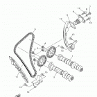 R3 YZFR3HL/YZFR3HB Цепь механизма газораспределения