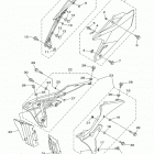 WR450F (WR450FH) Боковые обтекатели
