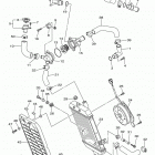 V STAR TOURER (XVS13CTHL/XVS13CTHCL) Радиатор и Патрубки