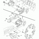 WR250F (WR250FH) Задний суппорт