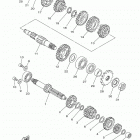 YZ85 (YZ85H) Трансмиссия