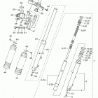 SR400 (SR400HCB/SR400HB) Передняя вилка