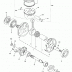 WR450F (WR450FH) Коленчатый вал и Поршень
