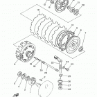 XV250 (XV250HS/XV250HCS) Сцепление