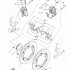 MT09  (MT09JCR/MT09JGY/MT09JB/MT09JCGY/MT09JR/MT09JCB) Передний суппорт