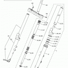 STRYKER (XVS13CHCB/XVS13CHB) Передняя вилка