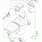 V STAR TOURER (XVS13CTHL/XVS13CTHCL) Сиденье