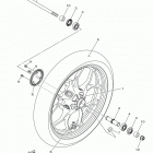 R3ABS (YZFR3AHW/YZFR3AHB) Переднее колесо